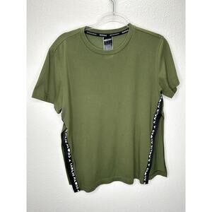 Adidas x Karlie Kloss Olive Oversize  Side Slit Training Tshirt xs